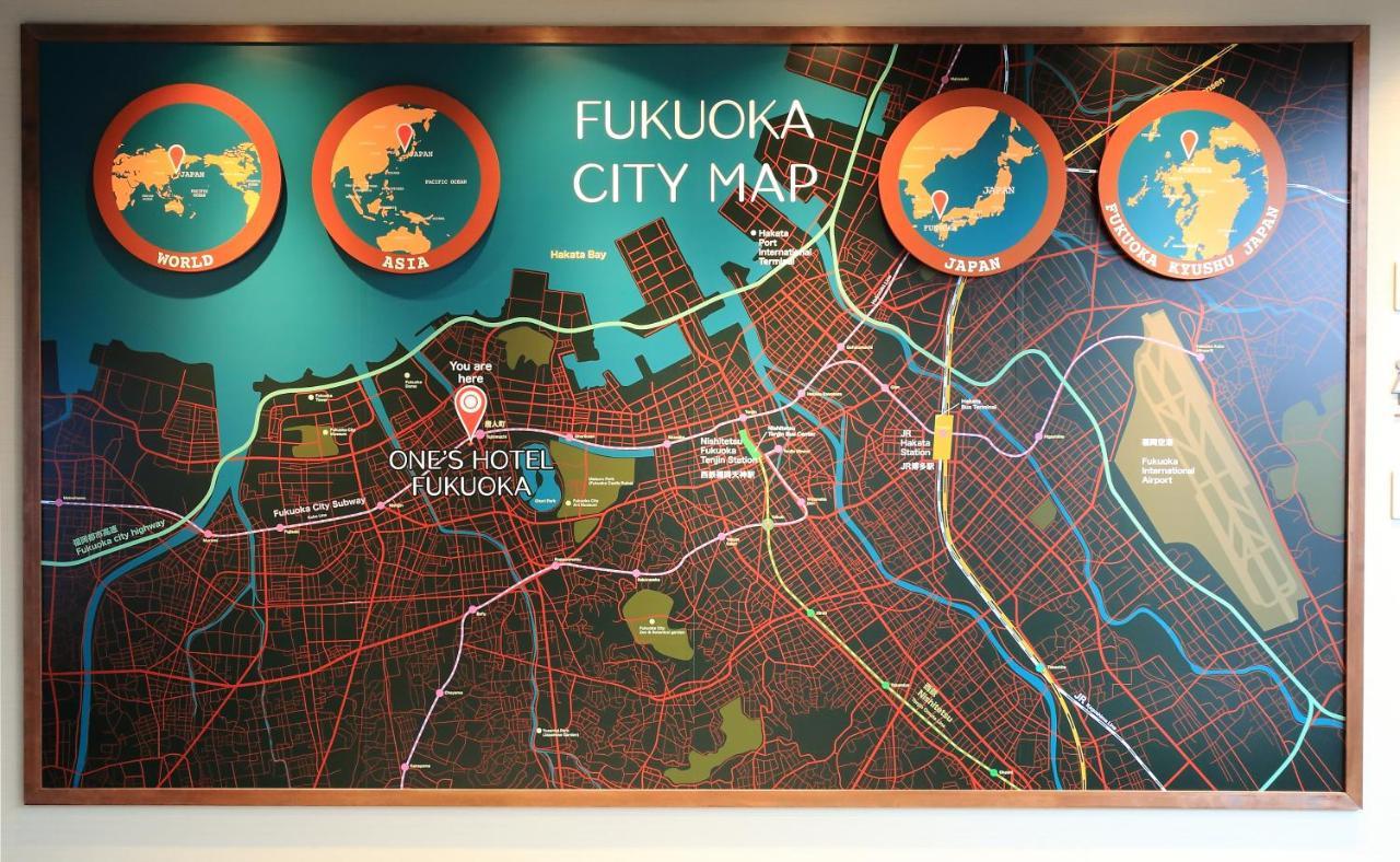 One'S Hotel Fukuoka מראה חיצוני תמונה